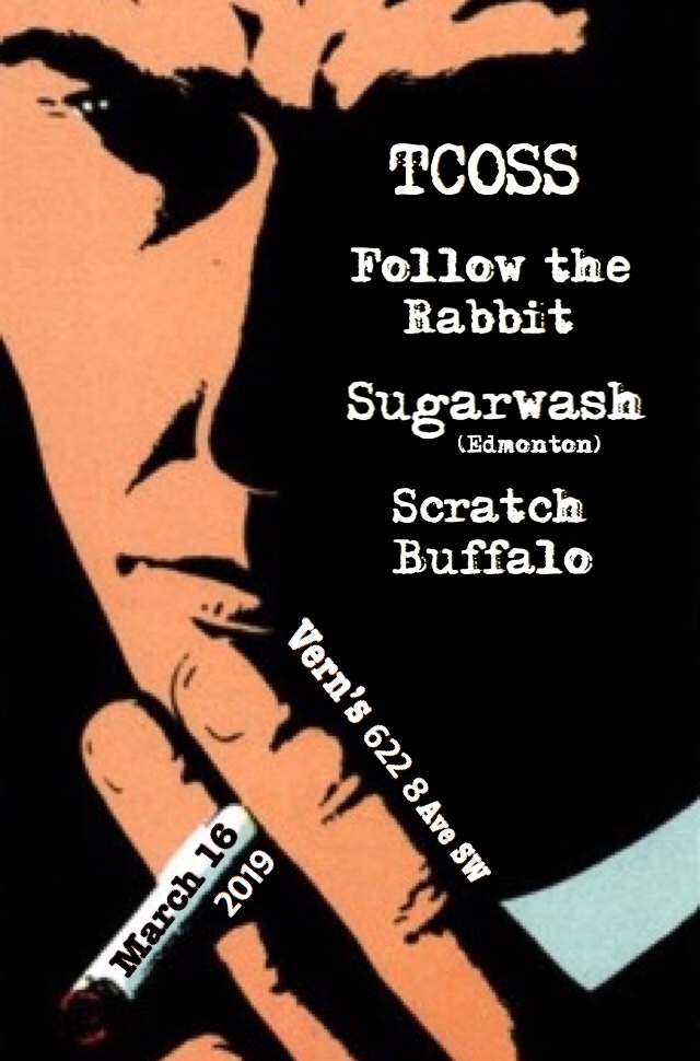 Archival TCOSS show poster with illustrated artwork