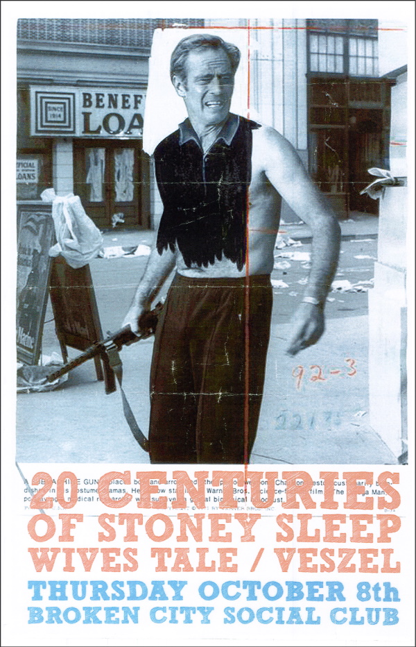 Poster for a post-Broken City show on Oct 8